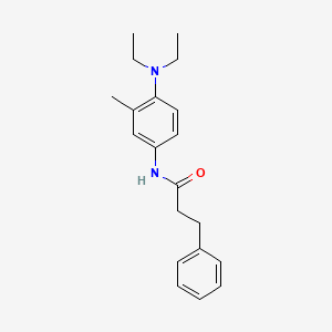 N-[4-(diethylamino)-3-methylphenyl]-3-phenylpropanamide