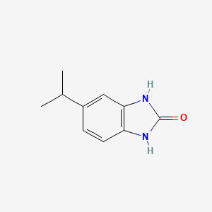 molecular formula C10H12N2O B561162 5-Isopropyl-1,3-dihydro-benzimidazol-2-one CAS No. 103151-03-7