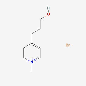 4-(3-Hydroxypropyl)-1-methylpyridin-1-ium bromide