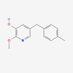 2-methoxy-5-(4-methylbenzyl)-3-pyridinol