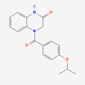 4-(4-isopropoxybenzoyl)-3,4-dihydro-2(1H)-quinoxalinone