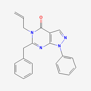 5-allyl-6-benzyl-1-phenyl-1,5-dihydro-4H-pyrazolo[3,4-d]pyrimidin-4-one