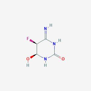 (5S,6S)-4-Amino-5-fluoro-6-hydroxy-5,6-dihydropyrimidin-2(1H)-one