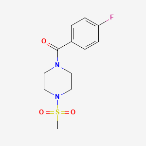 1-(4-fluorobenzoyl)-4-(methylsulfonyl)piperazine