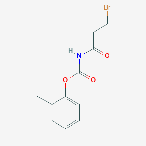 2-methylphenyl (3-bromopropanoyl)carbamate
