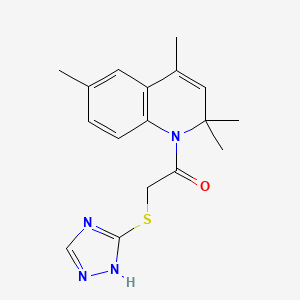 2,2,4,6-tetramethyl-1-[(4H-1,2,4-triazol-3-ylthio)acetyl]-1,2-dihydroquinoline
