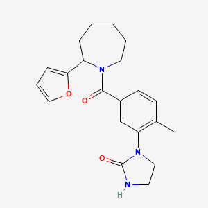 1-(5-{[2-(2-furyl)-1-azepanyl]carbonyl}-2-methylphenyl)-2-imidazolidinone