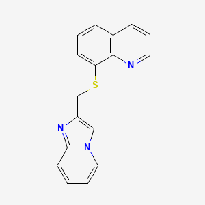 8-[(imidazo[1,2-a]pyridin-2-ylmethyl)thio]quinoline