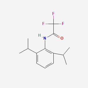 molecular formula C14H18F3NO B5611948 N-(2,6-diisopropylphenyl)-2,2,2-trifluoroacetamide 