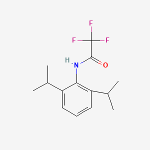 molecular formula C14H18F3NO B5611948 N-(2,6-二异丙基苯基)-2,2,2-三氟乙酰胺 