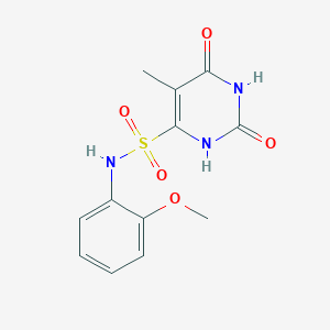 N-(2-methoxyphenyl)-5-methyl-2,6-dioxo-1,2,3,6-tetrahydro-4-pyrimidinesulfonamide