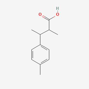 molecular formula C12H16O2 B561214 2-Methyl-3-p-tolyl-butyric acid CAS No. 105401-60-3