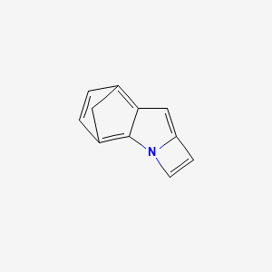 molecular formula C11H7N B561220 4,7-Methanoazeto[1,2-a]indole CAS No. 108397-31-5