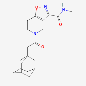 5-(1-adamantylacetyl)-N-methyl-4,5,6,7-tetrahydroisoxazolo[4,5-c]pyridine-3-carboxamide