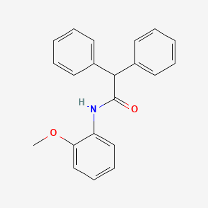 molecular formula C21H19NO2 B5612364 N-(2-methoxyphenyl)-2,2-diphenylacetamide 