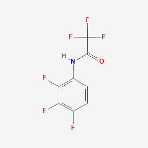 molecular formula C8H3F6NO B5612523 2,2,2-trifluoro-N-(2,3,4-trifluorophenyl)acetamide 