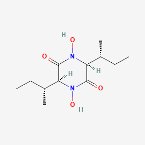 molecular formula C12H22N2O4 B561254 Terramide A CAS No. 104187-50-0