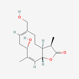 molecular formula C15H22O4 B561268 Shonachalin C CAS No. 102349-42-8