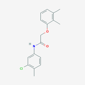 molecular formula C17H18ClNO2 B5612706 N-(3-chloro-4-methylphenyl)-2-(2,3-dimethylphenoxy)acetamide 