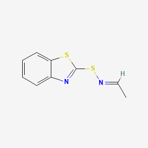 (E)-S-(benzo[d]thiazol-2-yl)-N-ethylidenethiohydroxylamine