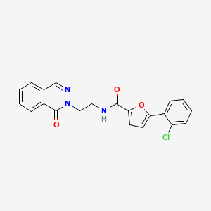 5-(2-chlorophenyl)-N-[2-(1-oxo-2(1H)-phthalazinyl)ethyl]-2-furamide