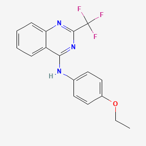 N-(4-ethoxyphenyl)-2-(trifluoromethyl)-4-quinazolinamine