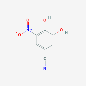 molecular formula C7H4N2O4 B056128 3,4-二羟基-5-硝基苯甲腈 CAS No. 116313-86-1