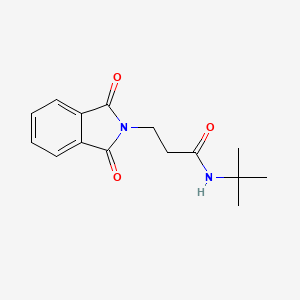 N-(tert-butyl)-3-(1,3-dioxo-1,3-dihydro-2H-isoindol-2-yl)propanamide