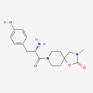 3-methyl-8-L-tyrosyl-1-oxa-3,8-diazaspiro[4.5]decan-2-one hydrochloride