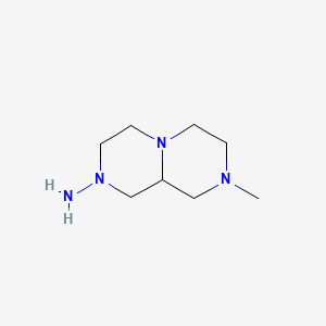 8-Methyloctahydro-2H-pyrazino[1,2-A]pyrazin-2-amine