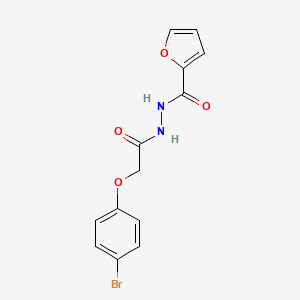 N'-[2-(4-bromophenoxy)acetyl]-2-furohydrazide