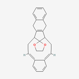 (14'Z,20'Z)-spiro[1,3-dioxolane-2,23'-pentacyclo[10.10.1.02,11.04,9.015,20]tricosa-2(11),4,6,8,14,16,18,20-octaene]