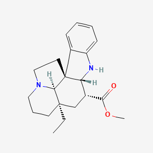 methyl (1R,9R,10R,12R,19R)-12-ethyl-8,16-diazapentacyclo[10.6.1.01,9.02,7.016,19]nonadeca-2,4,6-triene-10-carboxylate