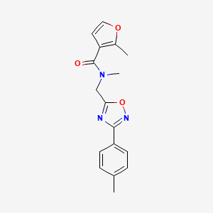 N,2-dimethyl-N-{[3-(4-methylphenyl)-1,2,4-oxadiazol-5-yl]methyl}-3-furamide