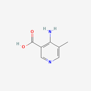 molecular formula C7H8N2O2 B561327 4-Amino-5-methylnicotinic acid CAS No. 100383-06-0