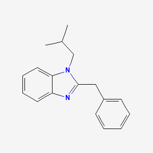 molecular formula C18H20N2 B5613352 2-benzyl-1-isobutyl-1H-benzimidazole 