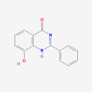 molecular formula C14H10N2O2 B056134 8-Hydroxy-2-phenyl-3H-quinazolin-4-one CAS No. 114882-07-4