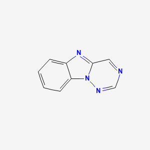 molecular formula C9H6N4 B561343 [1,2,4]Triazino[1,6-a]benzimidazole CAS No. 106866-34-6