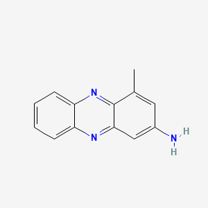 molecular formula C13H11N3 B561352 4-Methylphenazin-2-amine CAS No. 100728-09-4