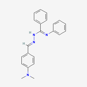 N'-[4-(dimethylamino)benzylidene]-N-phenylbenzenecarbohydrazonamide