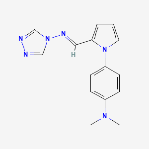 N-({1-[4-(dimethylamino)phenyl]-1H-pyrrol-2-yl}methylene)-4H-1,2,4-triazol-4-amine