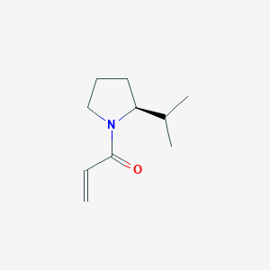 B056137 Pyrrolidine, 2-(1-methylethyl)-1-(1-oxo-2-propenyl)-, (S)-(9CI) CAS No. 123445-42-1