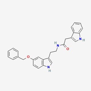 N-{2-[5-(benzyloxy)-1H-indol-3-yl]ethyl}-2-(1H-indol-3-yl)acetamide