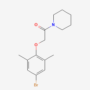 1-[(4-bromo-2,6-dimethylphenoxy)acetyl]piperidine