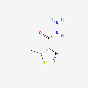 molecular formula C5H7N3OS B561386 5-Methylthiazole-4-carbohydrazide CAS No. 100517-03-1