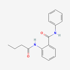 molecular formula C17H18N2O2 B5613875 2-(butyrylamino)-N-phenylbenzamide CAS No. 30006-31-6