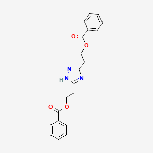 1H-1,2,4-triazole-3,5-diyldi-2,1-ethanediyl dibenzoate