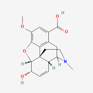 molecular formula C19H21NO5 B561435 Cocinic Acid CAS No. 61788-47-4