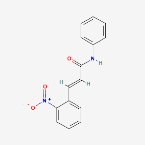 molecular formula C15H12N2O3 B5614387 3-(2-nitrophenyl)-N-phenylacrylamide 