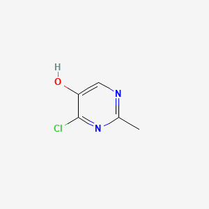 molecular formula C5H5ClN2O B561440 4-Chloro-2-methylpyrimidin-5-ol CAS No. 103660-23-7